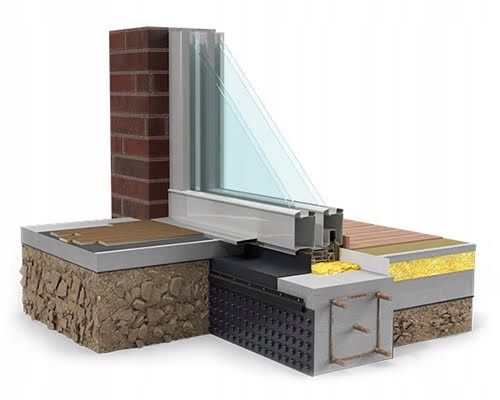 TAŚMA EPDM SAMOPRZYLEPNA FARTUCH PEŁNY KLEJ HYDROIZOLACJA OKNA 250mm 20mb na Arena.pl