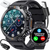 Zegarek męski SMARTWATCH Rubicon ROZMOWY KROKI SMS 360x360 MENU PL