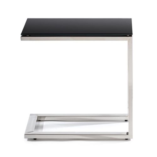 Stolik pomocnik Stivar Silver Black 50cm na Arena.pl