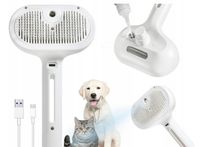 SZCZOTKA PAROWA DLA PSA SAMOCZYSZCZĄCĄ ELEKTRYCZNA DO PIELĘGNACJI SIERŚCI