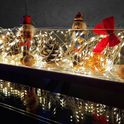 LAMPKI DRUCIKI 300LED MIKRO CIEPŁY BIAŁY PILOT TRYBY FUNKCJE IP44 CHOINKOWE na Arena.pl