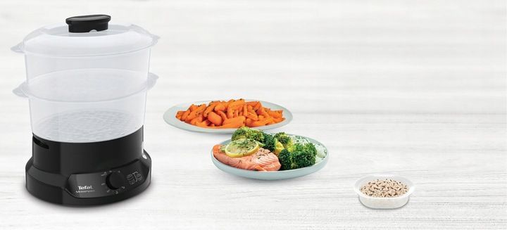 Parowar TEFAL VC139810 kompaktowy miska do ryżu zdjęcie 5