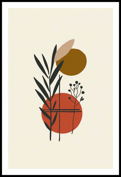 Plakat 53x81cm Kontrast w Botanice zdjęcie 3