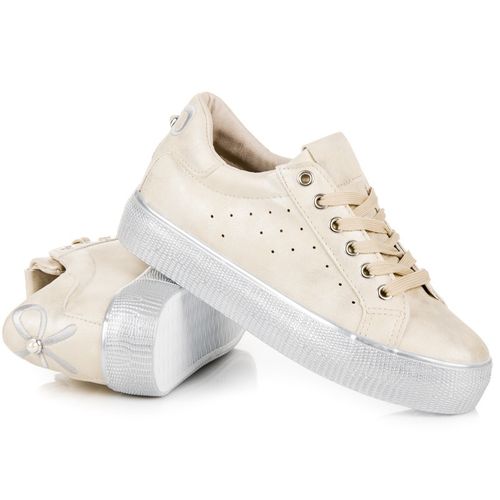 Beżowe Trampki r.40 na Arena.pl