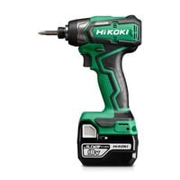 zakrętarka udarowa akumulatorowa 18v 1/4' 2*5.0ah hitsystem - hi wh18ddwpz