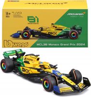 BOLID F1 McLaren MCL38 Oscar Piastri GP Monaco 2024 SENNA 1:43 BBURAGO