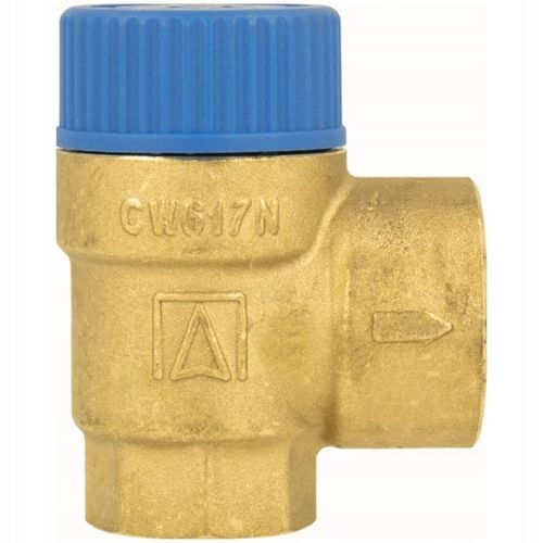ZAWÓR BEZPIECZEŃSTWA DO INSTALACJI CWU ZASOBNIKA 6 BAR 1/2'' x 3/4" GW na Arena.pl