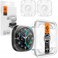 2x SZKŁO Hartowane SPIGEN EZ + Aplikator do Samsung Galaxy Watch Ultra 47mm