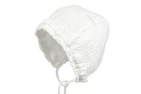 Jamiks HAIMA bonetka muślinowa dla dzieci ecru 38-40