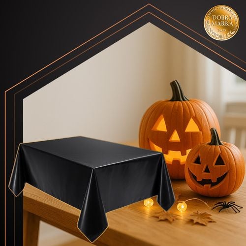 Obrus Foliowy Dekoracyjny Czarny Ruhhy 26569 na Arena.pl