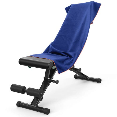 Ręcznik Szybkoschnący Z Mikrofibry 180X100Cm Granatowo-Pomarańczowy na Arena.pl