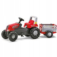 Traktor dla dzieci Rolly Junior RT z przyczepą Czerwony Rolly Toys 800261