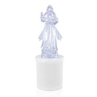 Wkład LED Figurka Jezus do Znicza z Bateriami na Grób Cmentarz 16,5 cm