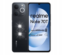 Smartfon realme Note 70T 4 GB / 128 GB 4G 6.74” 90 Hz Dual SIM Czarny