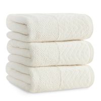 Ręcznik Loren (01) 50X90 cm kremowy 500 g/m² bawełna bordiura