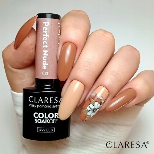 CLARESA PERFECT NUDE 1-8 LAKIER HYBRYDOWY ZESTAW KOLEKCJA BEŻE TPO FREE na Arena.pl