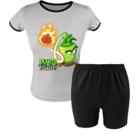 Krótka Piżama dziecięca Plants vs Zombie