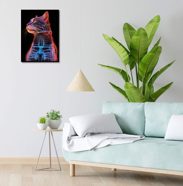 Plakat 40x55cm Anatomia Kota zdjęcie 4