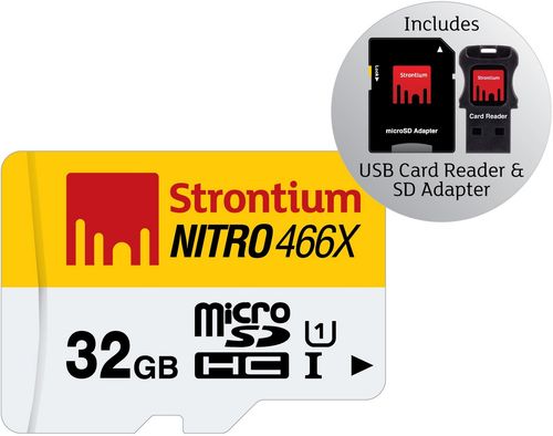 Pamięć STRONTIUM microSDHC 32GB + adapter SD/USB na Arena.pl