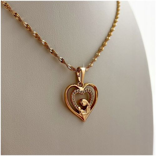 ZŁOTY ŁAŃCUSZEK Z MEDALIKIEM PAMIĄTKA I KOMUNII ŚWIĘTEJ + GRAWER + GRATISY na Arena.pl