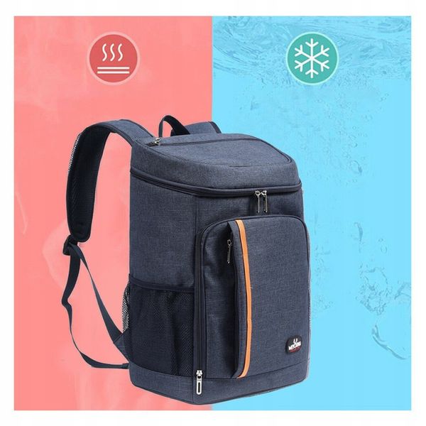 DUŻA POJEMNOŚĆ 18L IZOLACJA PIKNIK PLECAK TORBA DO PRZECHOWYWANIA ŻYWNOŚCI zdjęcie 10