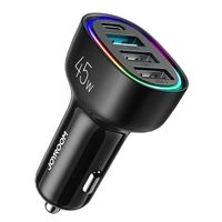 Ładowarka Samochodowa Joyroom JR-CL09 45W USB-C PD QC3.0 Czarna