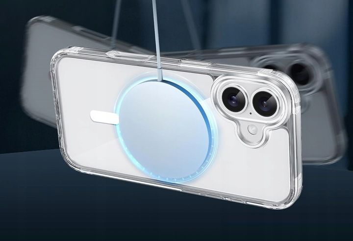 Etui Do iPhone 16 Plus +Szkło 9H WZMACNIANE 360° do MAGSAFE CLEAR CASE zdjęcie 5