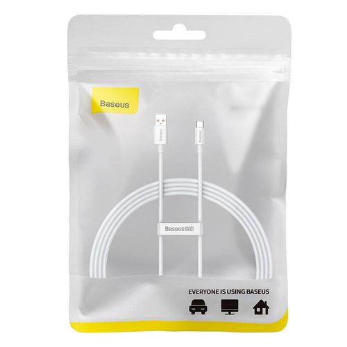 Kabel USB do USB-C Baseus Superior 100W 1.5m (biały) na Arena.pl