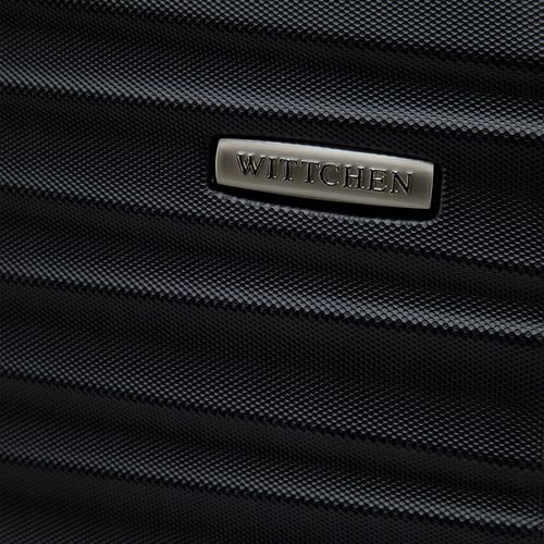 WITTCHEN mała walizka z ABS-u z żebrowaniem czarna na Arena.pl