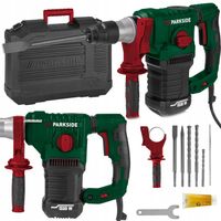 MŁOTOWIERTARKA UDAROWA PARKSIDE 1550 W SDS+ ZESTAW MŁOT UDAROWY +