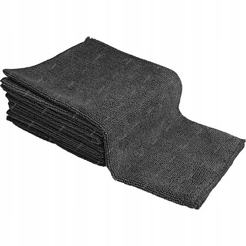 5X RĘCZNIK ŚCIERECZKA Z MIKROFIBRY DO MYCIA OSUSZANIA AUTA 300g 30cm BLACK na Arena.pl