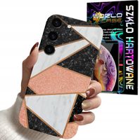 ETUI DO SAMSUNG S23+ plus - ELEGANCKIE MODNE WZORY DLA KOBIET + SZKŁO