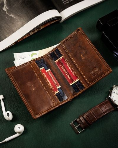 cienki portfel męski na karty - peterson na Arena.pl