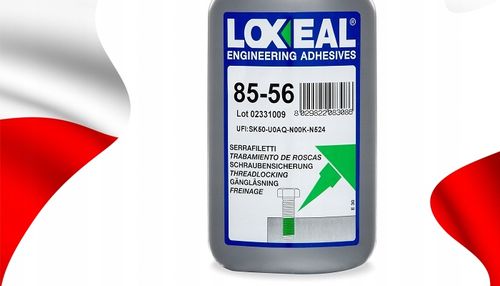 KLEJ DO GWINTÓW ŚRUB LOXEAL 85-56 MOCNY M56 2'' 250 ml na Arena.pl