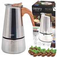 Kawiarka Zaparzacz do kawy 450ml Działa na indukcji, Gaz, Stalowa Camry