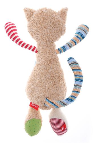 SIGIKID Kremowy kot 30 cm Patchwork Sweety na Arena.pl