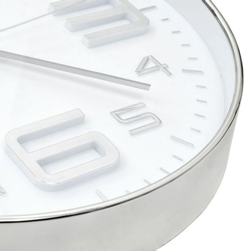 Zegar ścienny, 30 cm, srebrny na Arena.pl