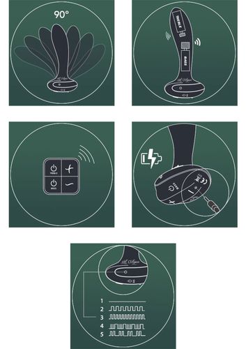 giętki korek analny z pilotem plex with flex hot octopuss na Arena.pl