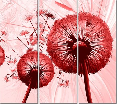 90CM 80 OBRAZ 3 ELEM DMUCHAWCE CZERWIENI ŚCIENNY na Arena.pl