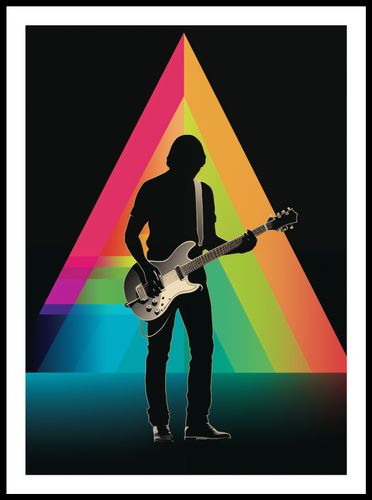 Plakat 50x70cm Pryzmat przez Gitarę na Arena.pl