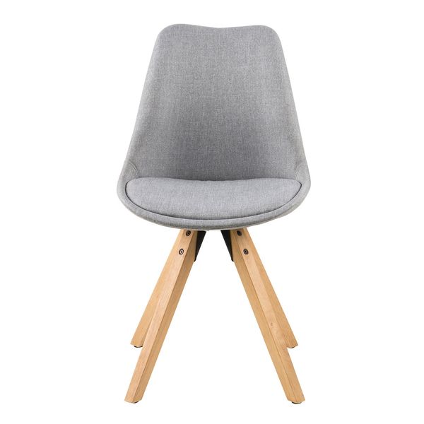 Krzesło Dima light grey tapicerowane zdjęcie 5