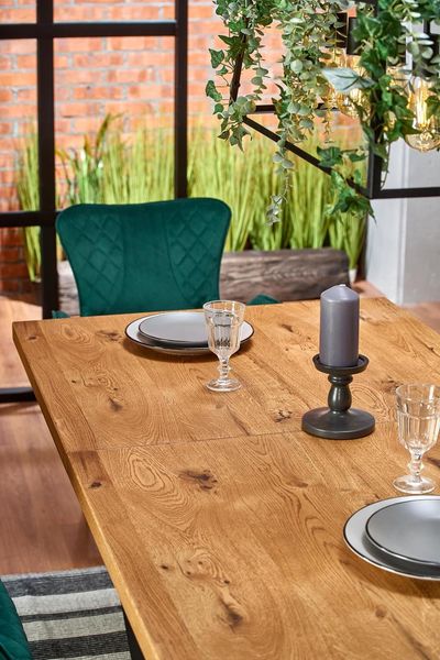 Stół Silva jasny dąb/czarny zdjęcie 4