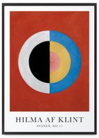 Plakat hilma af klint plakaty geometryczne 61x91 cm w czarnej ramie