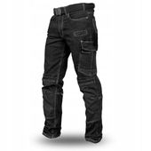 Spodnie robocze JEANS STRETCH Elastyczne spodnie WZMOCNIONE JEANSOWE dżins