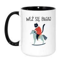 Duży Biało-Czarny 450 ml