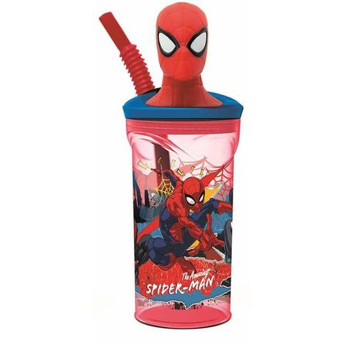 Kubek ze Słomką Spider-Man Moving Target 360 ml 3D na Arena.pl
