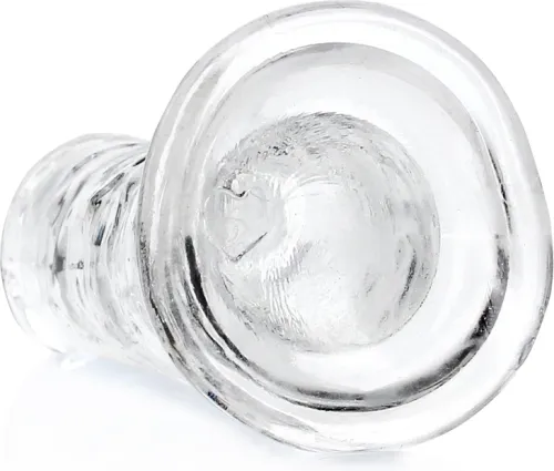 realrock crystal clear - model z przyssawką 14,5 cm, transparentny na Arena.pl