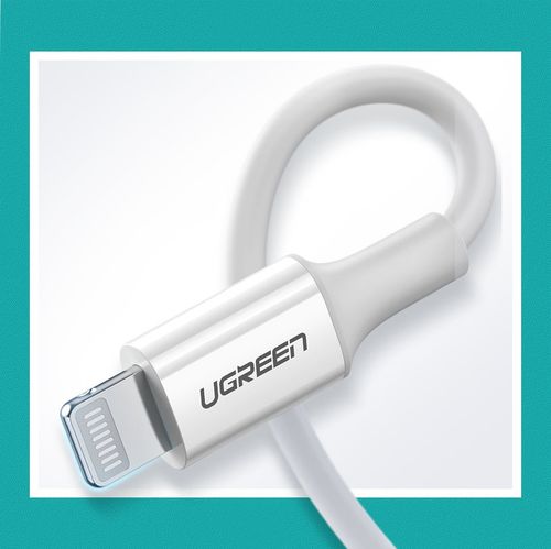 kabel przewód do iphone mfi usb-c - lightning 20w 3a 1m biały na Arena.pl
