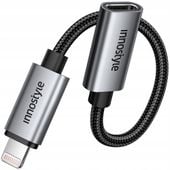 innostyle przejściówka adapter lightning usb-c otg 3a do iphone 11 12 13 14