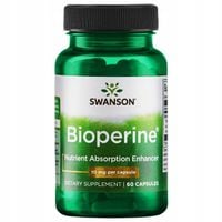 SWANSON BIOPERYNA piperyna ODCHUDZANIE Trawienie METABOLIZM TŁUSZCZ 60 kaps